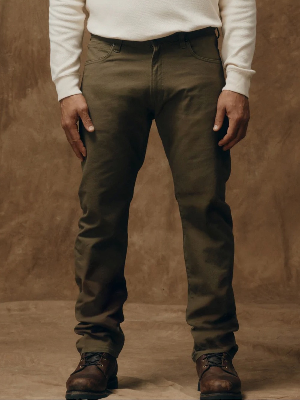 Filson dry tin cloth 5 pocket pants 
Color - Marsh Olive Size 32x32